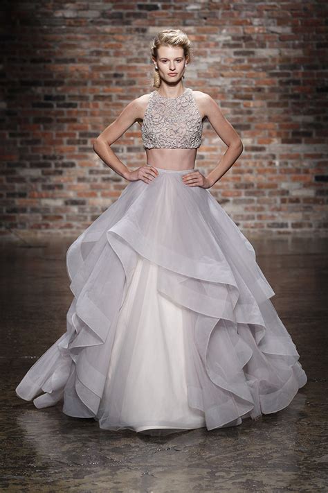 8 Crop Top Wedding Dresses For Only The Most Daring Brides Huffpost
