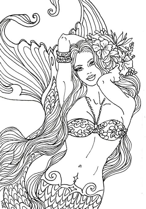 Desenhos De Sereia Sexy Para Colorir E Imprimir ColorirOnline Com