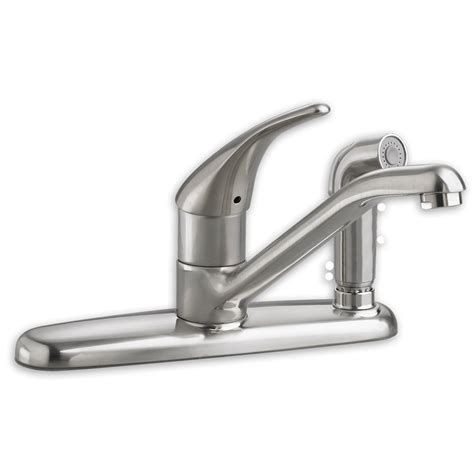 American standard kitchen faucets with sprayer. American Standard Colony Soft 1-Handle Kitchen Faucet with ...