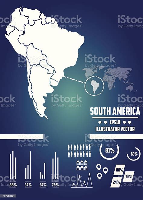 South America Infographic Illustration Stock Illustration Download