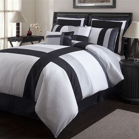 Shop wayfair for all the best black & white comforters & sets. Shop Lush Decor Iman White/ Black 8-piece California King ...