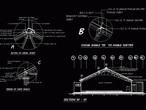 Metal Truss Detail Dwg Section For Autocad Designs Cad B85