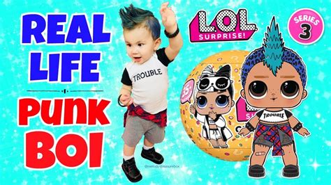 Real Life Lol Surprise Punk Boi Series 3 Wave 2 Lol Confetti Pop Boys