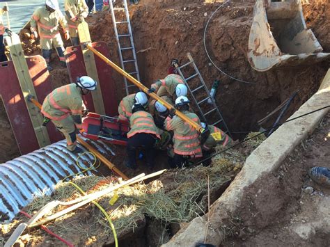 Trapped Worker Rescued From Ditch After Being Buried Wjla