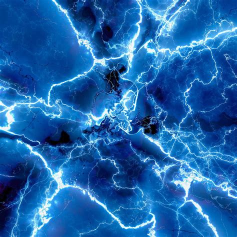 Blue Lightning Wallpaper Hd