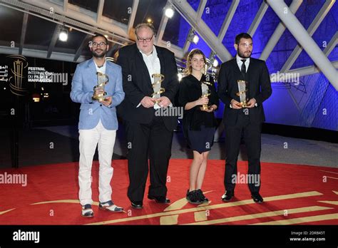 brazilian director gabriel mascaro winning the best directing prize award for the film neon
