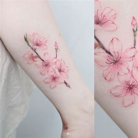 48 Cherry Blossom Tattoos That Are Way Beyond Perfect