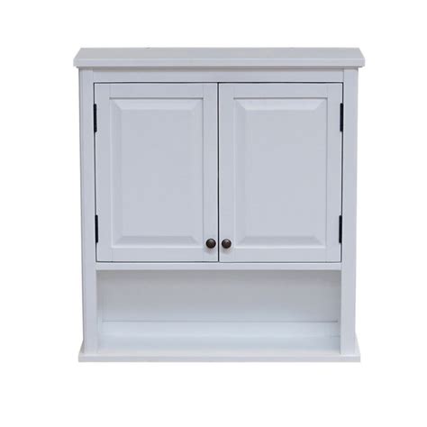 Alaterre Furniture Dorset Bath Wall Cabinet In White The Home Depot