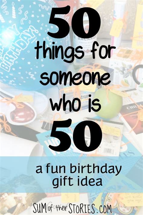 We did not find results for: Fun 50th Birthday Gift: 50 things for someone who is 50 ...