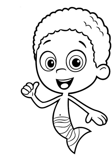 Most Popular Bubble Guppies Coloring Pages Una Most Wanted Creative Pencil