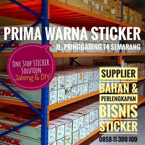 Harga murah bersaing eceran maupun grosir. Pusat Bahan dan Aksesoris Sticker - Distributor dan ...