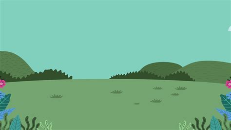 Field Camp Landscape Scene Animation 4k Stock Motion Graphics Sbv