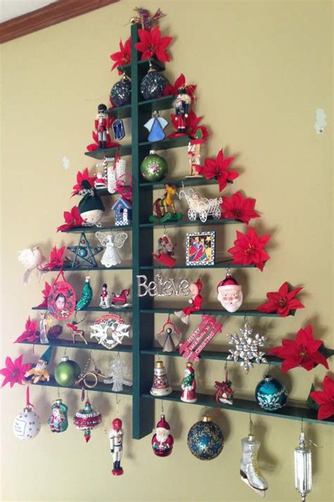 Wall Christmas Tree Too Cute There Are Hooks To Hang Ornaments On The