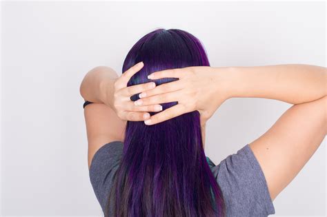 How To Temporarily Colour Your Hair Purple At Minimal Cost