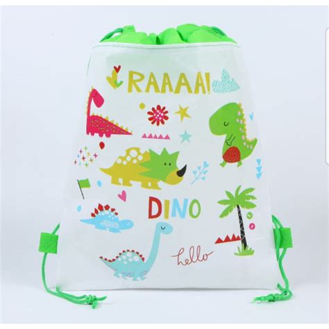 Buy Dinosaur Drawstring Bags Online Childrens Birthday Goodie Bags