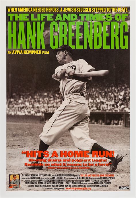 The Life And Times Of Hank Greenberg Pictures Rotten Tomatoes