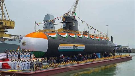 Navy Begins Sea Trials Of Kalvari Class Submarine Vaghsheer