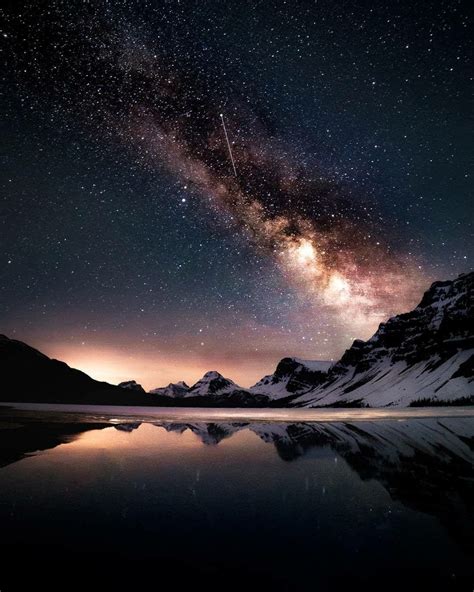 Magnifique Vue Sur La Voie Lactée Canada Photos Paysage Photo