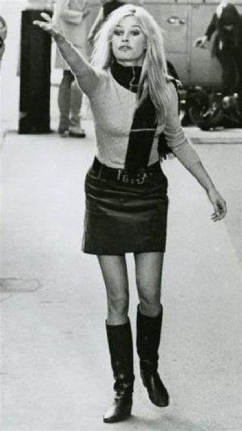 Pin By Handan On Brigitte Bardot Brigitte Bardot Fashion Leather Skirt