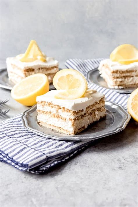 Easy Lemon Icebox Cake House Of Nash Eats