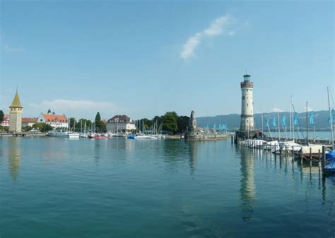 Hd Wallpaper Lindau Bavaria Lake Constance Holiday Lighthouse