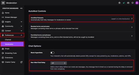 Twitch Tv How To Configure Automod For Your Twitch Chat Technipages