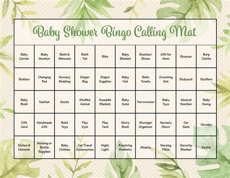Safari Baby Shower Game Download For Boy Baby Bingo Celebrate Life