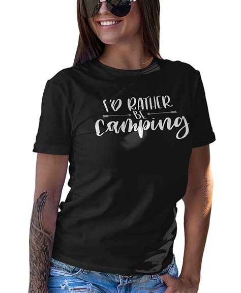 Camping T Shirt For Women Etsy