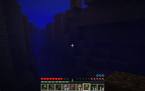 Water Filled Ravine Just Started The World So I Cant Really Explore