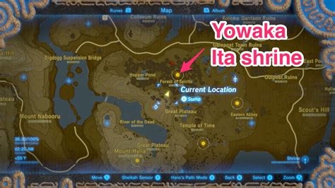 Breath Of The Wild Great Plateau Map Maping Resources