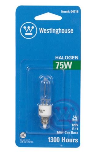Westinghouse 75 Watt T4 Specialty Halogen Bulb 1450 Lumens White 1 Pk