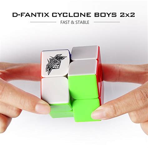 D Fantix Cyclone Boys 2x2 Speed Cube Stickerless 2 By 2 Magic Cube