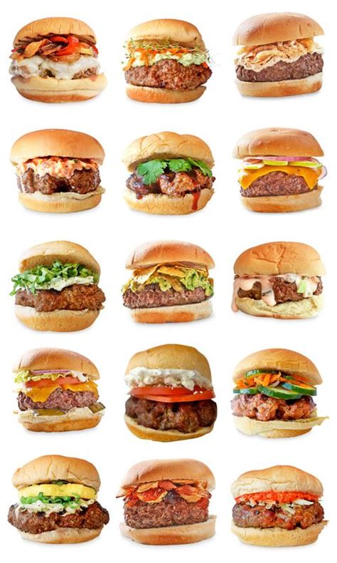 Evolution Of Burger Toppings Different Hamburger Recipes