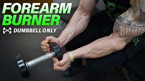 Dumbbell Forearm Workout At Home To Get Ripped Youtube