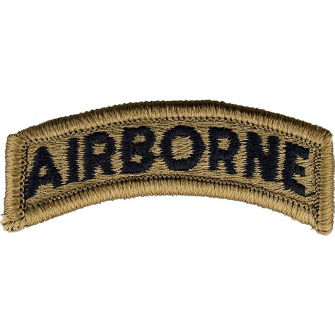 Army Airborne Tab Velcro Ocp Ocp Unit Patches Military Shop
