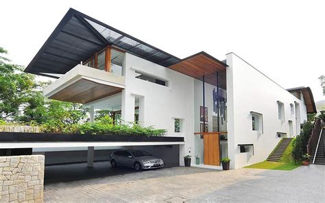 Tropical Bungalow Inspired Residence In Singapore By Guz Architects