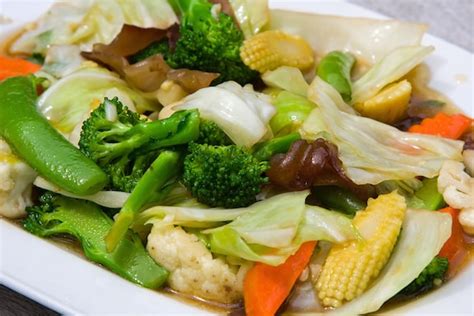Chinese Vegetable Stir Fry Buddhas Delight