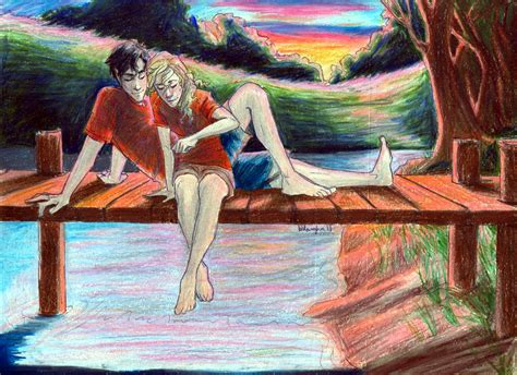 Light Outside Couples Of Percy Jackson Series Fan Art