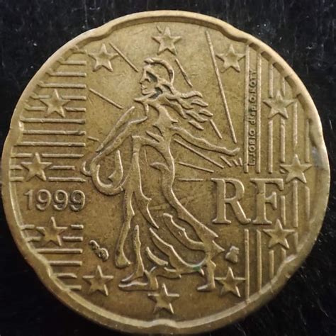 Euro Cent Coin 1999 Etsy Canada