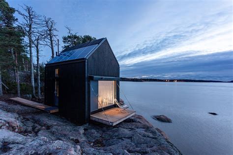 Photo 11 Of 15 In 15 Black Cabins That Make The Case For Dark Exteriors