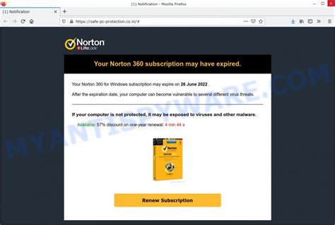 Your Norton Subscription May Have Expired Pop Up Scam Removal Guide