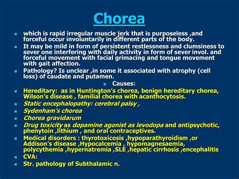 Ppt Extrapyramidal Disorder And Movement Disorder Powerpoint