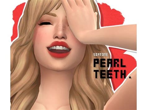 Simtone Pearl Teeth Sims 4 Sims 4 Characters The Sims