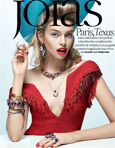 Stella Maxwell By Zee Nunes For Vogue Brazil August 2014 Fashion Editor Fashion Shoot Red