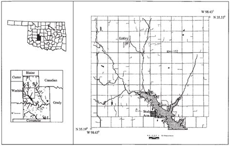 Grady County Oklahoma Section Township Range Map Maping Resources