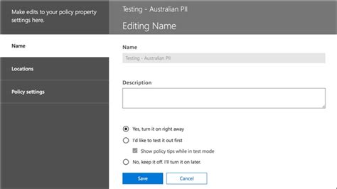 Create Test And Tune A Dlp Policy Microsoft 365 Compliance