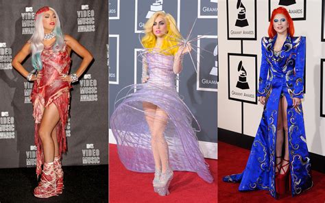 Black white red green blue yellow magenta cyan. Lady Gaga's Best Red Carpet Looks: Meat Dress, Star Is ...