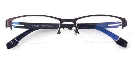 Womens Semi Rimless Titanium Eyeglasses Omj6193 Semi Rimless Glasses Women