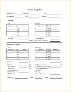 This cashier balance sheet template is also great for businesses that employ more than one cashier, since this templates allows not just for the cashier balance sheet template contains the name of the cashier and the signature, date, drawer total, counted total, cash total, and over/short amount. Cash Drawer Count Sheet Template | charlotte clergy coalition
