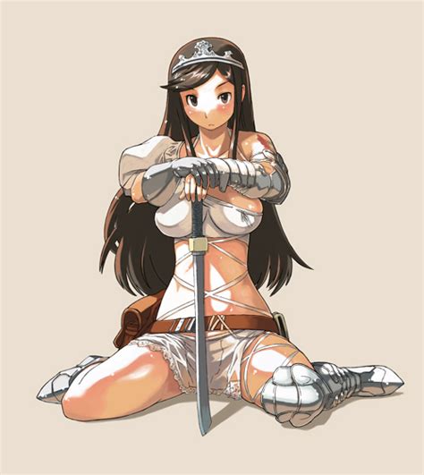 Imo Works Aisha Ash Archaic Sealed Heat Ash Game 1girl Armor Brown Eyes Brown Hair